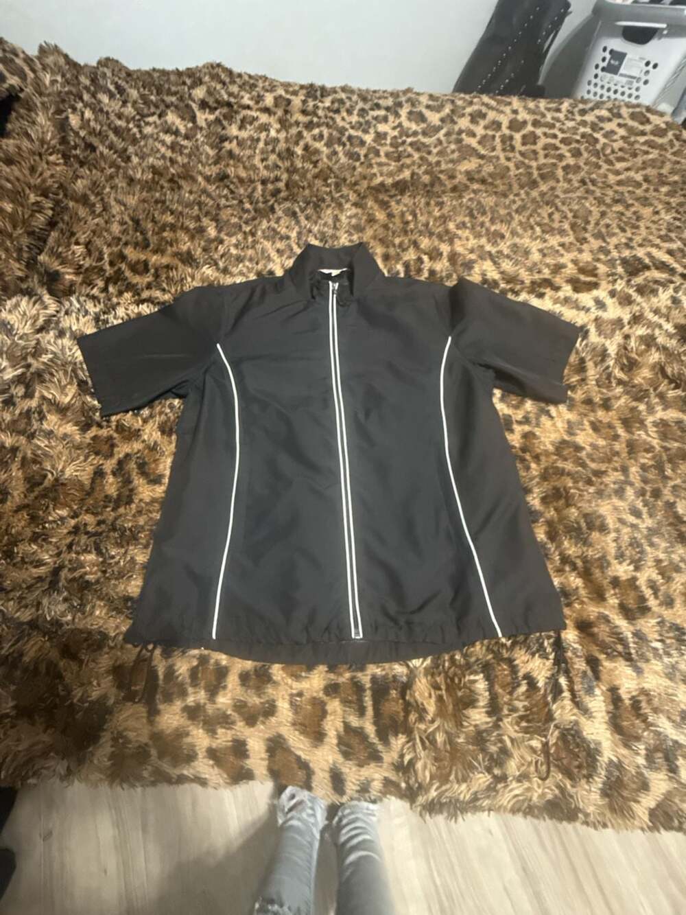 Monterey Club Short Sleeve Windshirt Size M Fiddlesticks Golf Jacket
